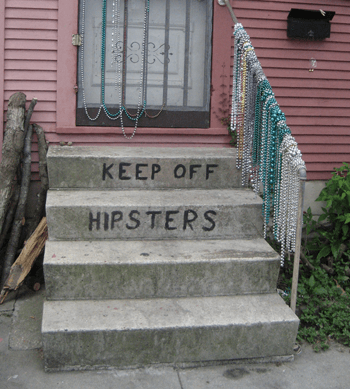 Infrogmation, Photo of the front steps of a Bywater home, 2008.