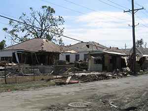 Nick Spitzer, Dorgenois Street, Gentilly neighborhood, New Orleans, Louisiana, 2005.