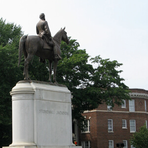 William G. Thomas III, Statue of Stonewall Jackson, Monument Avenue, Richmond, Virginia, 2011.