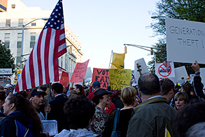 Robert Carpenter, Tax day Tea Party protest, Atlanta, Georgia, April 15, 2009.