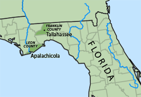 Map of Middle Florida, 2012.