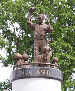 Jim Belfield, Arthur Ashe monument, Richmond, Virginia, 2006.