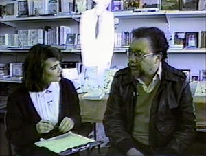 Archival video of Raymond Andrews, still from Somebody Else, Somewhere Else, 2010.