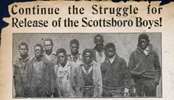 Daily Worker, Scottsboro headline, 1932. Courtesy of Emory University's Manuscript, Archives, and Rare Book Library.