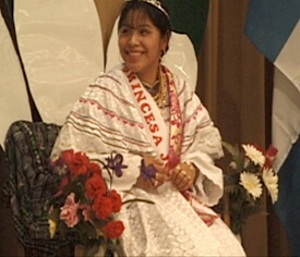 William Brown and Mary Odem, A person participating in the annual celebration of Santa Eulalia, Cherokee County, Georgia, 2003.