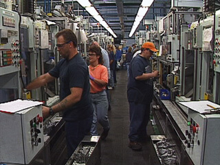 Workers at Toyoda/TRW Plant in Morristown, Tennessee, from Morristown: in the air and sun (2007).