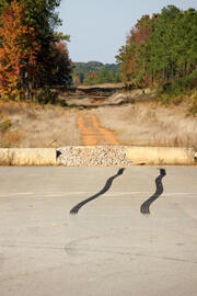 John Howard, Red ruts and black rubber, Henry County, Georgia, November 2008.