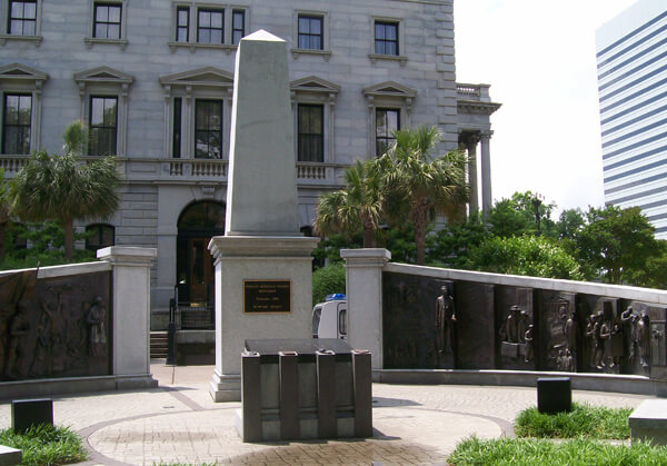 Ranee Saunders, African American Memorial, Columbia, South Carolina, 2010.