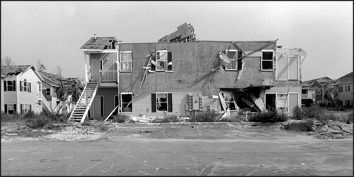 David Wharton, Destroyed Condominiums, Long Beach, Mississippi, 2006.