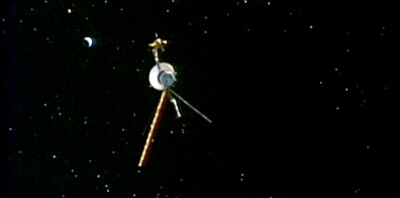 An animation of Voyager traveling through deep space. The Soul of a Man, 2003. 