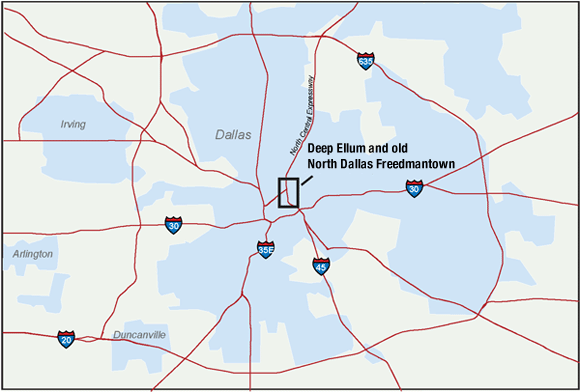 City of Dallas and Deep Ellum Area