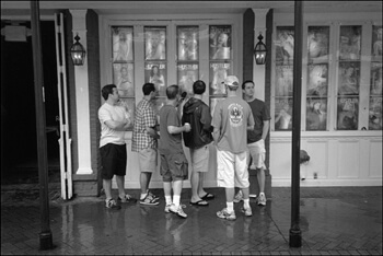 David Wharton, College Boys, Bourbon Street, French Quarter, New Orleans, Louisiana