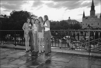 David Wharton, Tourists Posing for Pictures, New Orleans, Louisiana 