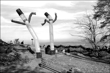 David Wharton, Inflatable Figures, Rock City, Lookout Mountain, near Chattanooga, Tennessee