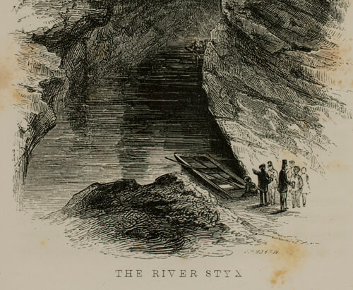 Horace Martin, The River Styx, Mammoth Cave, Kentucky, 1851. 