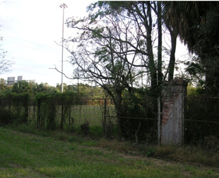 Kwesi DeGraft-Hanson, Part of the former Ten Broeck Race Course site, now Bradley Plywood Corporation property, Savannah, Georgia, November 2007.