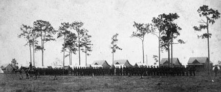 Gevit Parlow, Review of troops, Ybor City, Florida, 1898. Catalog no.: N041284. Florida Photographic Collection.