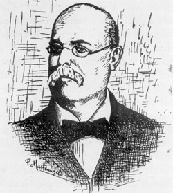 Artist unknown, Drawn portrait of Vicente Martinez Ybor, Tampa, Florida, 18--. Catalog no.: Rc08098 Florida Photographic Collection.