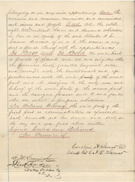 Deed of sale for Ten Broeck Race Course, Page 4 of 4, 1872.