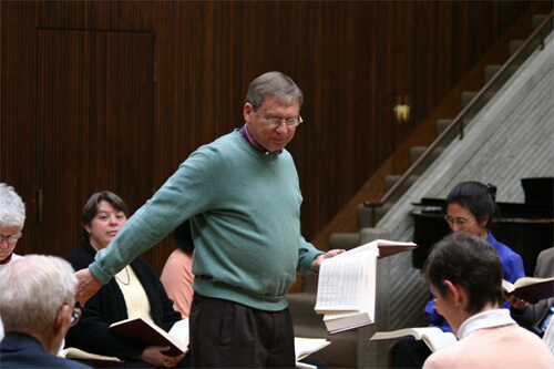 Prof. Don Saliers leads at Cannon Chapel, Emory University, Atlanta, GA, February 2005. Image courtesy of Patrick Graham.