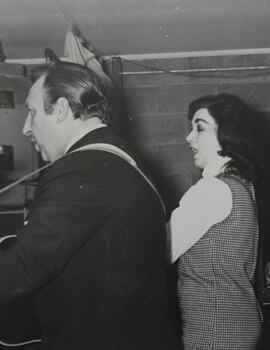 Kirk Hansard and Lois Johnson, Tennessee Jamboree, mid-1960s