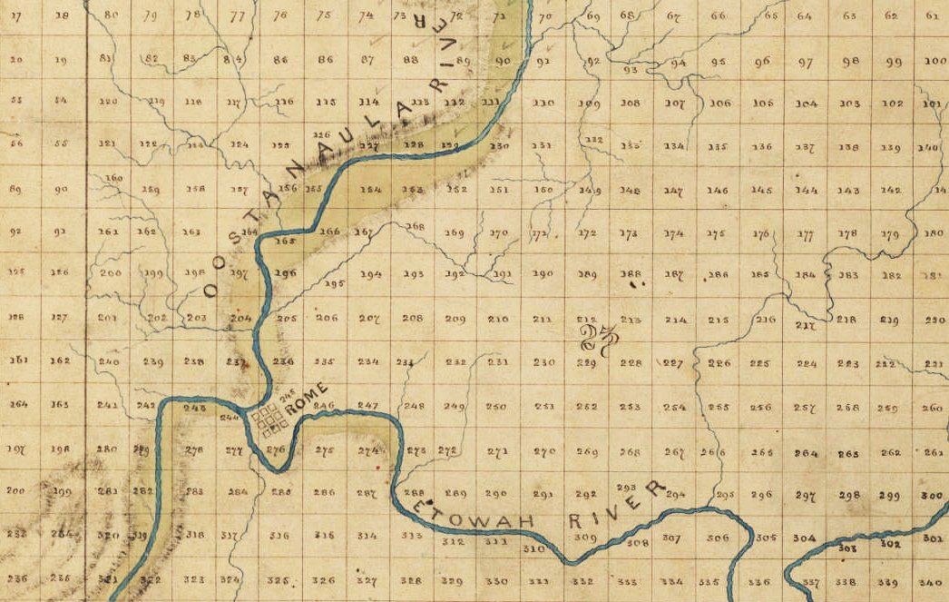 Floyd County Property Lines All Roads Led From Rome: Facing The History Of Cherokee Expulsion -  Southern Spaces