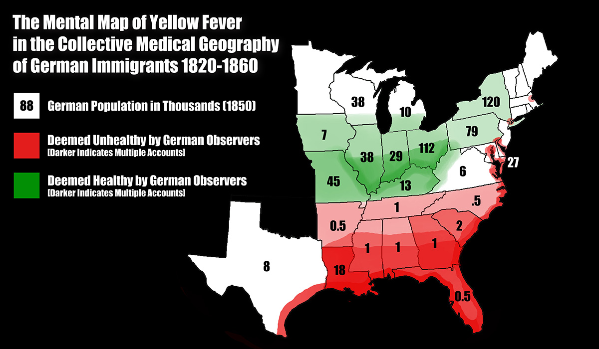 german immigrants map