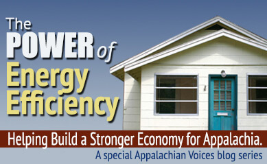 The Power of Energy Efficiency, Rory McIlmoil's five-part series on residential energy efficiency as regional economic driver, Appalachian Voices, April–July, 2014. Graphic by Jamie Goodman. Courtesy of Appalachian Voices.