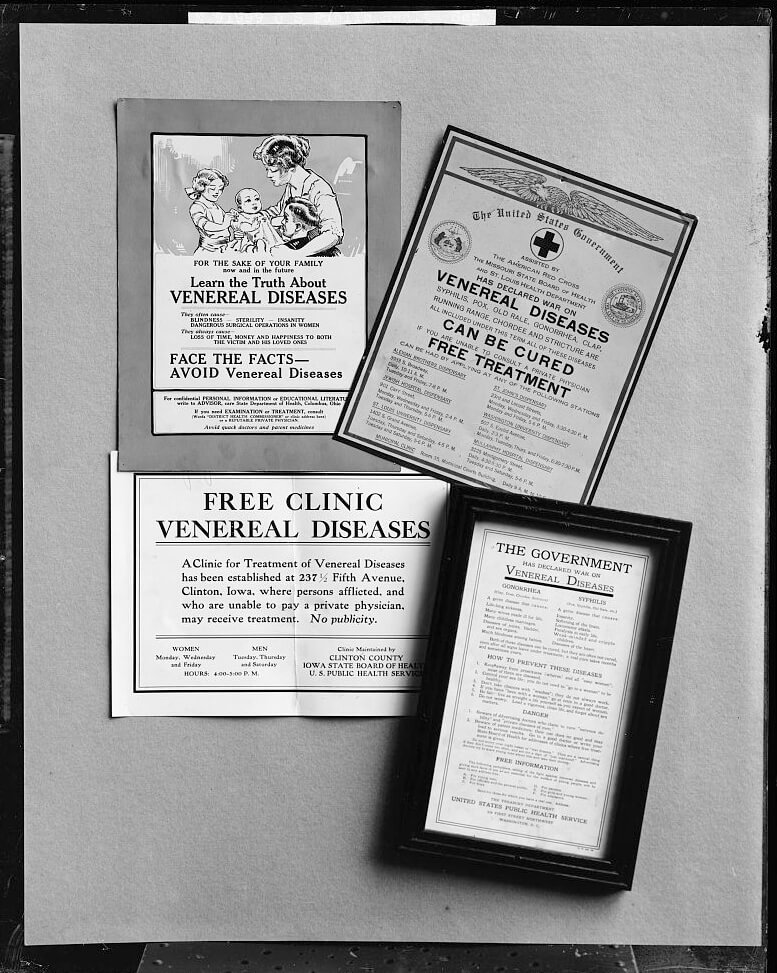 U.S. Public Health Service Advertisements, ca. 1905. Photograph by Harris & Ewing. Courtesy of the Library of Congress Prints and Photographs Division, loc.gov/resource/hec.20772/.