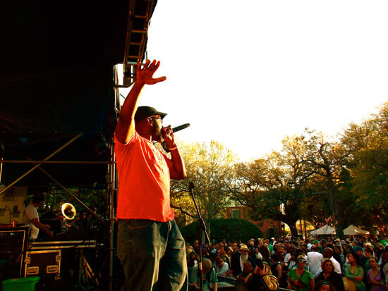 Truth Universal at the Congo Square Festival, New Orleans, March 24, 2013. Photograph by Holly Hobbs. Courtesy of Holly Hobbs.