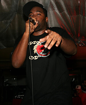 Rapper Lyrikill, New Orleans, Louisiana, September 1, 2012. Photograph by Larry Legaux. Courtesy of Larry Legaux.