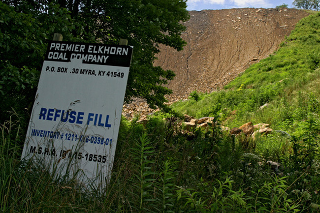 Earl Dotter, Premier Elkhorn Coal Company refuse fill, Pike County, Kentucky, 2005.