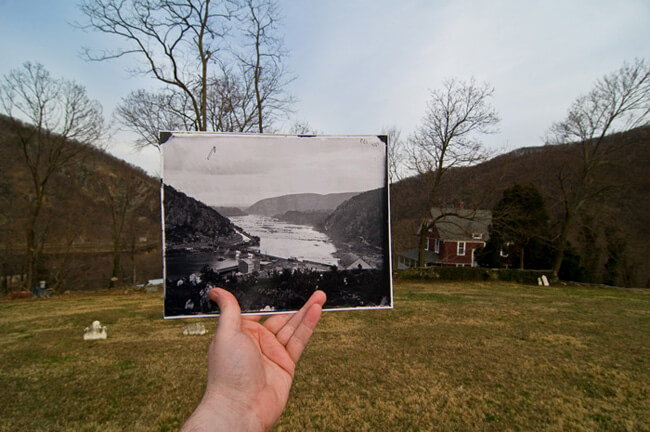 Jason Powell, Looking into the past, Harper's Ferry, West Virginia, 2009.