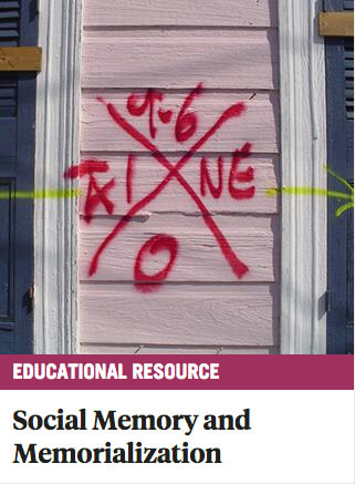 Southern Spaces Social Memory and Memorialization Educational Resource, December 12, 2017. Screenshot courtesy of Southern Spaces.