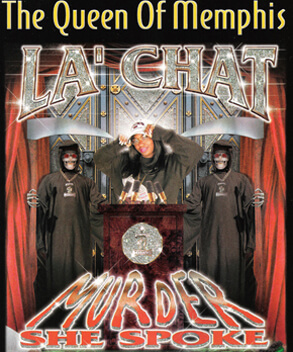 Promotional image for Murder She Spoke by La’ Chat. (Koch Entertainment, 2001).