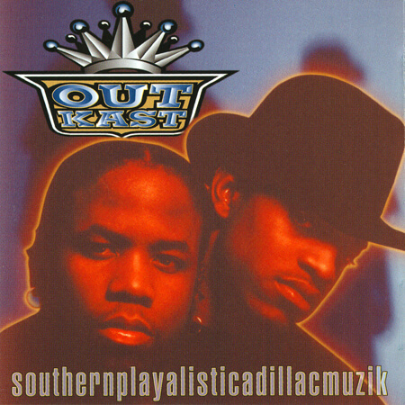 Album cover for Southernplayalisticadillacmuzik by OutKast. (LaFace Records, 1994). 