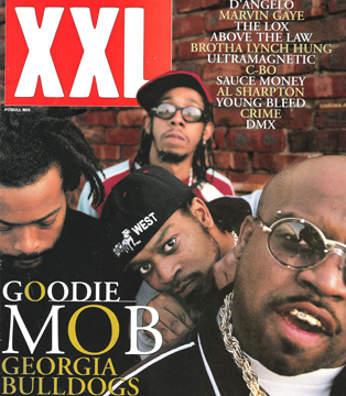 Goodie Mob on the cover of XXL Magazine, Vol. 1, Issue 3, 1998.