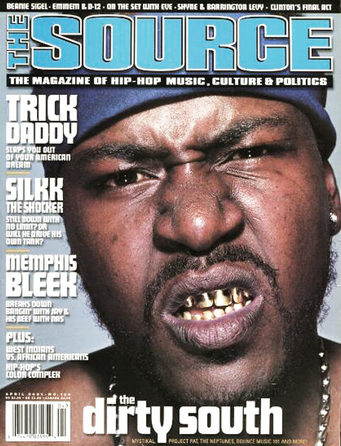 Trick Daddy on the cover of The Source, Issue #139, April 2001.