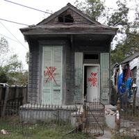 718 Lizardi @ Dauphine, Holy Cross, New Orleans, Louisiana, November 4, 2005. Photograph by Ian J. Cohn. © Ian J. Cohn.