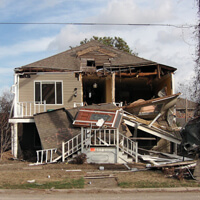 Louisiana Demolition Inc., 6125 West End Boulevard, Lakeview, New Orleans, Louisiana, November 4, 2005. Photograph by Ian J. Cohn. © Ian J. Cohn. 