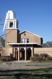Edgewater Baptist Church, 5900 Paris Avenue, Gentilly, New Orleans, Louisiana, November 23, 2005. Photograph by Lauren Tilton. © Lauren Tilton.