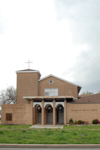 Edgewater Baptist Church, 5900 Paris Avenue, Gentilly, New Orleans, Louisiana, March 20, 2010. Photograph by Lauren Tilton. © Lauren Tilton.