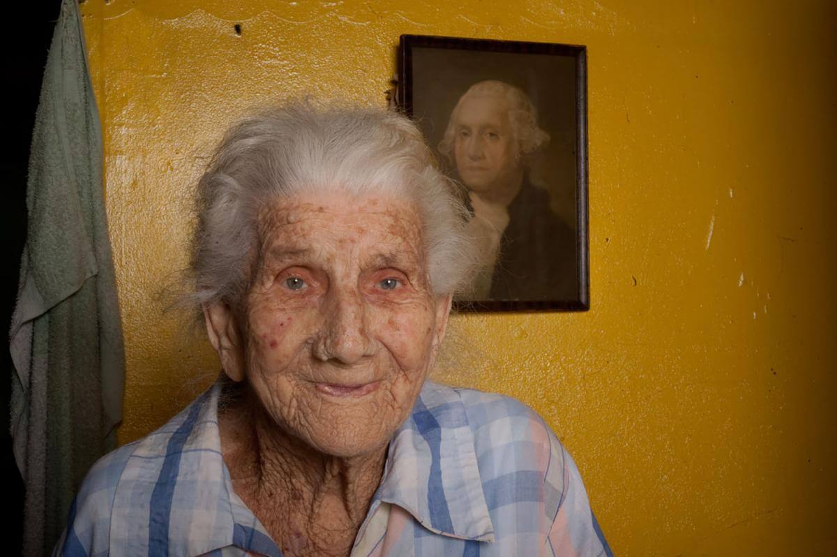  Barbara, centenarian, Perry County, Kentucky, October 24, 2014. Photograph by Shelby Lee Adams. http://lookingatappalachia.org/kentucky#/id/i9137065.