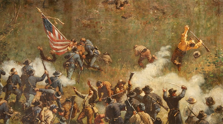 Confederate Troops & Brigadier Gen Patrick Cleburne Military Civil War Postcard 