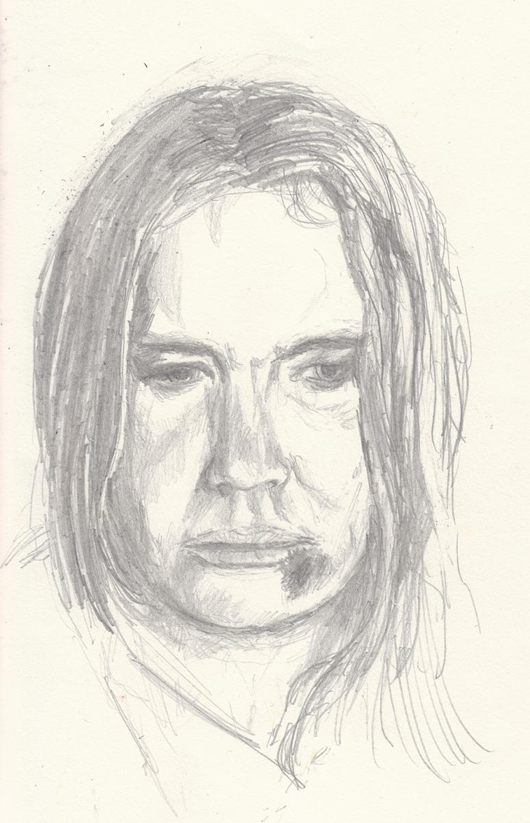 An illustration of Jennifer Lawrence as Ree Dolly in Debra Granik's film adaptation of Winter's Bone. Illustration by Jim Valentine, January 11, 2011. Courtesy of Jim Valentine. Creative Commons license CC BY-NC 2.0.