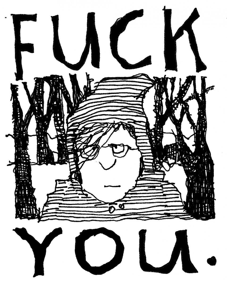 "Fuck You." © Robert Gipe, 2015. Originally published in Trampoline (Athens: Ohio University Press, 2015), 76. This material is used by permission of Ohio University Press, www.ohioswallow.com.