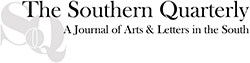 Masthead for The Southern Quarterly, A Journal of Arts and Letters in the South.