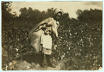 Figure 1. Cleo Campbell, nine years old. Pottawotamie County, Oklahoma, 1916. Photograph by Lewis Hine. Child Labor Collection, Library of Congress, LOT 7475, v. 2, no. 4592.