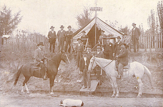 Yellow Fever Quarantine Camp, Louisiana, 1897. Photograph by Lyttle's Studio, Baton Rouge, Louisiana. Courtesy of Wikimedia Commons. Image is in public domain.