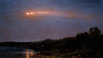 The Meteor of 1860, 1860. Oil on canvas by Frederic Edwin Church. Courtesy of WikiPaintings.org.